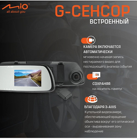 Автомобильный видеорегистратор Mio MiVue R45