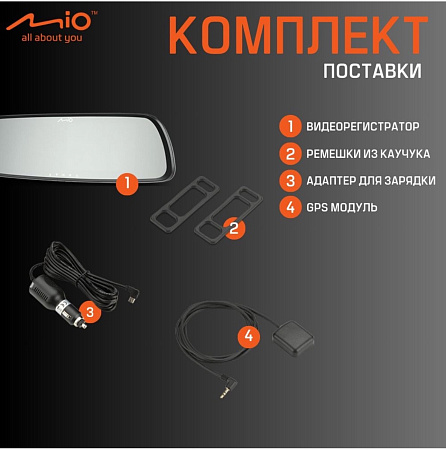 Автомобильный видеорегистратор Mio MiVue R45